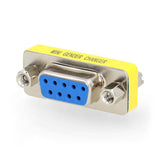Soros adapter | Adapter | D-SUB 9-Tűs Aljzat | D-SUB 9-Tűs Aljzat | Nikkelezett | Fém | Doboz-3