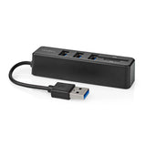 USB hub | 1x USB-A | 3x USB A Aljzat | 5-Port port(s) | USB 2.0 | USB-áramellátású | SD & MicroSD-0