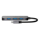 USB hub | 1x USB-C™ | 4x USB A Female | 4-Port port(s) | USB 3.2 Gen 1 | USB-áramellátású | 5 Gbps-1