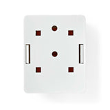 Hálózati fali doboz | A falon | 1-Port port(s) | UTP CAT6 | Egyenes | Aljzat | Aranyozott | ABS | Fehér | Doboz-2
