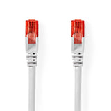 CAT6 hálózati kábel | RJ45 Dugasz | RJ45 Dugasz | U/UTP | 20.0 m | Kerek | PVC | Fehér | Label-0