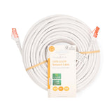 CAT6 hálózati kábel | RJ45 Dugasz | RJ45 Dugasz | U/UTP | 20.0 m | Kerek | PVC | Fehér | Label-2