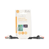 CAT6 hálózati kábel | RJ45 Dugasz | RJ45 Dugasz | S/FTP | 0.15 m | Kerek | LSZH | Fekete | Label-2
