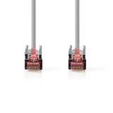 CAT6 hálózati kábel | RJ45 Dugasz | RJ45 Dugasz | S/FTP | 0.50 m | Kerek | LSZH | Szürke | Label-1