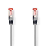 CAT6 hálózati kábel | RJ45 Dugasz | RJ45 Dugasz | S/FTP | 0.50 m | Kerek | LSZH | Szürke | Label-0
