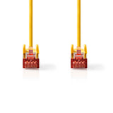 CAT6 hálózati kábel | RJ45 Dugasz | RJ45 Dugasz | S/FTP | 0.25 m | Kerek | LSZH | Sárga | Label-1