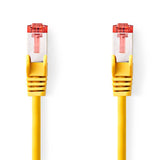 CAT6 hálózati kábel | RJ45 Dugasz | RJ45 Dugasz | S/FTP | 0.25 m | Kerek | LSZH | Sárga | Label-0