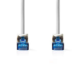 CAT6a hálózati kábel | S/FTP | RJ45 Dugasz | RJ45 Dugasz | 2.00 m | Snagless | Kerek | LSZH | Szürke | Label-1