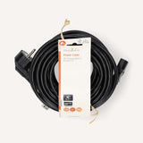 Tápkábel | Földelt Csatlakozó Dugó | IEC-320-C13 | Szögben | Egyenes | Nikkelezett | 10.0 m | Kerek | PVC | Fekete | Label-2