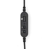 PC headset | Fülbe Dugható | Mono | USB Type-A / USB Type-C™ | Felhajtható Mikrofon | Fekete / Szürke-7