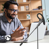 PC headset | Fülbe Dugható | Mono | USB Type-A / USB Type-C™ | Felhajtható Mikrofon | Fekete / Szürke-1
