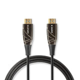 Aktív Optikai High Speed ​​HDMI Cable with Ethernet | HDMI™ Csatlakozó | HDMI™ Csatlakozó | 4K@60Hz | 18 Gbps | 40.0 m | Kerek | PVC | Fekete | Ajándék Dobozban-2