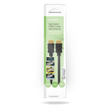 Nagy Sebességű HDMI ™ kábel Ethernet | HDMI™ Csatlakozó | HDMI™ Csatlakozó | 4K@60Hz | ARC | 18 Gbps | 1.00 m | Kerek | PVC | Fekete | Doboz-2