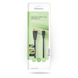 Nagy Sebességű HDMI ™ kábel Ethernet | HDMI™ Csatlakozó | HDMI™ Micro Csatlakozó | 4K@30Hz | 10.2 Gbps | 2.00 m | Kerek | PVC | Fekete | Doboz-2