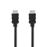 Nagy Sebességű HDMI ™ kábel Ethernet | HDMI™ Csatlakozó | HDMI™ Csatlakozó | 4K@30Hz | ARC | 10.2 Gbps | 15.0 m | Kerek | PVC | Fekete | Label-0