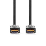 Nagy Sebességű HDMI ™ kábel Ethernet | HDMI™ Csatlakozó | HDMI™ Csatlakozó | 4K@60Hz | ARC | 18 Gbps | 20.0 m | Kerek | PVC | Fekete | Label-1