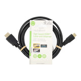 Nagy Sebességű HDMI ™ kábel Ethernet | HDMI™ Csatlakozó | HDMI™ Mini Csatlakozó | 4K@30Hz | 10.2 Gbps | 1.50 m | Kerek | PVC | Fekete | Label-2