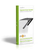 Képernyő felső Raktári | Alkalmas erre_ Asztal / Notebook | Max. szállítási kapacitás: 6 kg | Fekete | Műanyag-12