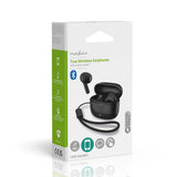 Teljesen vezeték nélküli fülhallgató | Bluetooth® | Maximális akkumulátor lejátszási idő: 16 óra | Érintés Vezérlés | Töltő tok | Kábel nélküli töltő tok | Beépített mikrofon | Hangvezérlés támogatás | Fekete-8