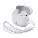 Teljesen vezeték nélküli fülhallgató | Bluetooth® | Maximális akkumulátor lejátszási idő: 16 óra | Érintés Vezérlés | Töltő tok | Kábel nélküli töltő tok | Beépített mikrofon | Hangvezérlés támogatás | Fehér-2