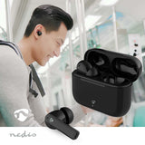 Teljesen vezeték nélküli fülhallgató | ENC (Environmental Noise Cancelling) | Bluetooth® | Maximális akkumulátor lejátszási idő: 24 óra | Érintés Vezérlés | Töltő tok | Kábel nélküli töltő tok | Beépített mikrofon | Hangvezérlés támogatás | Zaj -1