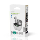 Teljesen vezeték nélküli fülhallgató | ANC (Active Noise Cancelling) | Bluetooth® | Maximális akkumulátor lejátszási idő: 30 óra | Érintés Vezérlés | Töltő tok | Kábel nélküli töltő tok | Beépített mikrofon | Hangvezérlés támogatás | Fehér-3