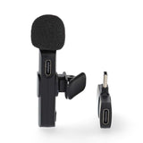 Mikrofon | Alkalmas erre_ Notebook / Okostelefon / Tablet | USB Type-C™ / Vezeték Nélküli | USB-C™ Aljzat | Integrált kapcsoló-3