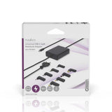 Notebook adapter | GaN | 100 W | 5 / 9 / 12 / 15 / 20 V DC | 3.0 / 5.0 A | Alkalmas erre_ Notebook / Okostelefon / Tablet | Euro / C-típus (CEE 7/16)-3