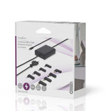 Notebook adapter | GaN | 100 W | 5 / 9 / 12 / 15 / 20 V DC | 3.0 / 5.0 A | Alkalmas erre_ Notebook / Okostelefon / Tablet | Euro / C-típus (CEE 7/16)-4