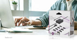 Notebook adapter | GaN | 100 W | 5 / 9 / 12 / 15 / 20 V DC | 3.0 / 5.0 A | Alkalmas erre_ Notebook / Okostelefon / Tablet | Euro / C-típus (CEE 7/16)-7