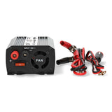 Inverter módosult szinuszhullám | Bemeneti feszültség: 12 V DC | Eszköz táp kimeneti csatlaakozó(k): Type F (CEE 7/3) / USB-A | 230 V AC 50 Hz | 300 W | Kimenő csúcs teljesítmény: 600 W | Akkumulátorsaruk + Szivargyújtó | Ezüst-5