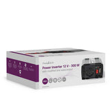 Inverter módosult szinuszhullám | Bemeneti feszültség: 12 V DC | Eszköz táp kimeneti csatlaakozó(k): Type F (CEE 7/3) / USB-A | 230 V AC 50 Hz | 300 W | Kimenő csúcs teljesítmény: 600 W | Akkumulátorsaruk + Szivargyújtó | Ezüst-10