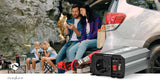 Inverter módosult szinuszhullám | Bemeneti feszültség: 12 V DC | Eszköz táp kimeneti csatlaakozó(k): Type F (CEE 7/3) / USB-A | 230 V AC 50 Hz | 300 W | Kimenő csúcs teljesítmény: 600 W | Akkumulátorsaruk + Szivargyújtó | Ezüst-12