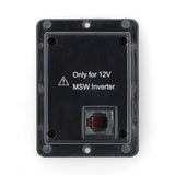 Inverter tiszta szinuszos | Bemeneti feszültség: 12 V DC | Eszköz táp kimeneti csatlaakozó(k): Type F (CEE 7/3) / USB-A / USB-C™ | 230 V AC 50 Hz | 2000 W | Kimenő csúcs teljesítmény: 4000 W | Csavaros Kapocs | Tiszta Szinusz Hullám | Biztosíték-9