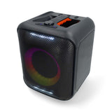 Bluetooth® party hangszóró | Maximális akkumulátor lejátszási idő: 5 óra | 150 W | Hordozó fogantyú | Party fények | Összekapcsolható | Ekvalizer | Fekete / Narancs-8
