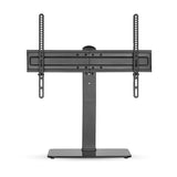 Fix TV állvány | 37 - 70 " | Maximális támogatott képernyő súly: 40 kg | Állítható, előre maghatározott magasságok | Acél / Edzett üveg | Fekete-2