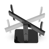 Fix TV állvány | 37 - 70 " | Maximális támogatott képernyő súly: 40 kg | Állítható, előre maghatározott magasságok | Acél / Edzett üveg | Fekete-8