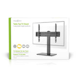 Fix TV állvány | 37 - 70 " | Maximális támogatott képernyő súly: 40 kg | Állítható, előre maghatározott magasságok | Acél / Edzett üveg | Fekete-11