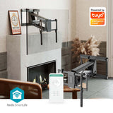 Motoros TV fali tartó | 37 - 75 " | Maximális támogatott képernyő súly: 35 kg | Forgatható | Maximális fal távolság: 153 mm | Maximális fal távolság: 485 mm | Távvezérelt | ABS / Acél | Fekete-10