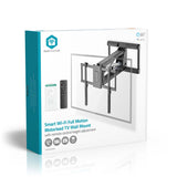 Motoros TV fali tartó | 37 - 75 " | Maximális támogatott képernyő súly: 35 kg | Forgatható | Maximális fal távolság: 153 mm | Maximális fal távolság: 485 mm | Távvezérelt | ABS / Acél | Fekete-17