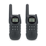 Walkie-Talkie szett | 2 Kézibeszélő | Legfeljebb 10 km | Frekvencia csatornák: 8 | PTT / VOX | Max. 3 óráig | Fejhallgató kimenet | Fekete-0