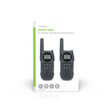 Walkie-Talkie szett | 2 Kézibeszélő | Legfeljebb 10 km | Frekvencia csatornák: 8 | PTT / VOX | Max. 3 óráig | Fejhallgató kimenet | Fekete-7