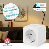 SmartLife Intelligens Csatlakozó | Zigbee 3.0 | IP21 | Teljesítmény mérő | 3680 W | Hybrid (CEE 7/7) | 0 - 55 °C | Android™ / IOS | Fehér | 1 db-8