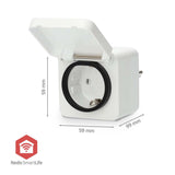 SmartLife Intelligens Csatlakozó | Zigbee 3.0 | IP44 | Teljesítmény mérő | 3680 W | Type F (CEE 7/7) | -10 - 40 °C | Android™ / IOS | Fehér | 1 db-8