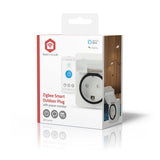 SmartLife Intelligens Csatlakozó | Zigbee 3.0 | IP44 | Teljesítmény mérő | 3680 W | Type F (CEE 7/7) | -10 - 40 °C | Android™ / IOS | Fehér | 1 db-10