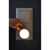 LED éjszakai lámpa szürkületérzékelővel / éjszakai lámpa foglalattal (gyengéd és nem feltűnő aljzatvilágítás rendkívül alacsony energiafogyasztással)-1