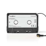 Car Audio kazetta adapter Aux | 3.5 mm | Kábel hossz_ 1.00 m | Fekete