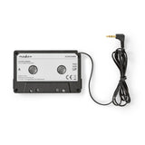 Car Audio kazetta adapter Aux | 3.5 mm | Kábel hossz_ 1.00 m | Fekete