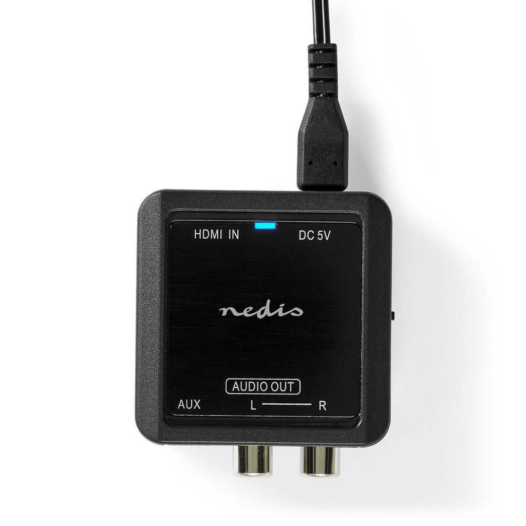 Digital Audio Converter | 1 irányú | Csatlakozó bemenet_ HDMI™ Bemenet | Csatlakozó kimenet_ 2x (2x RCA Aljzat) / 3.5 mm | eARC | Automatikus | Antracit