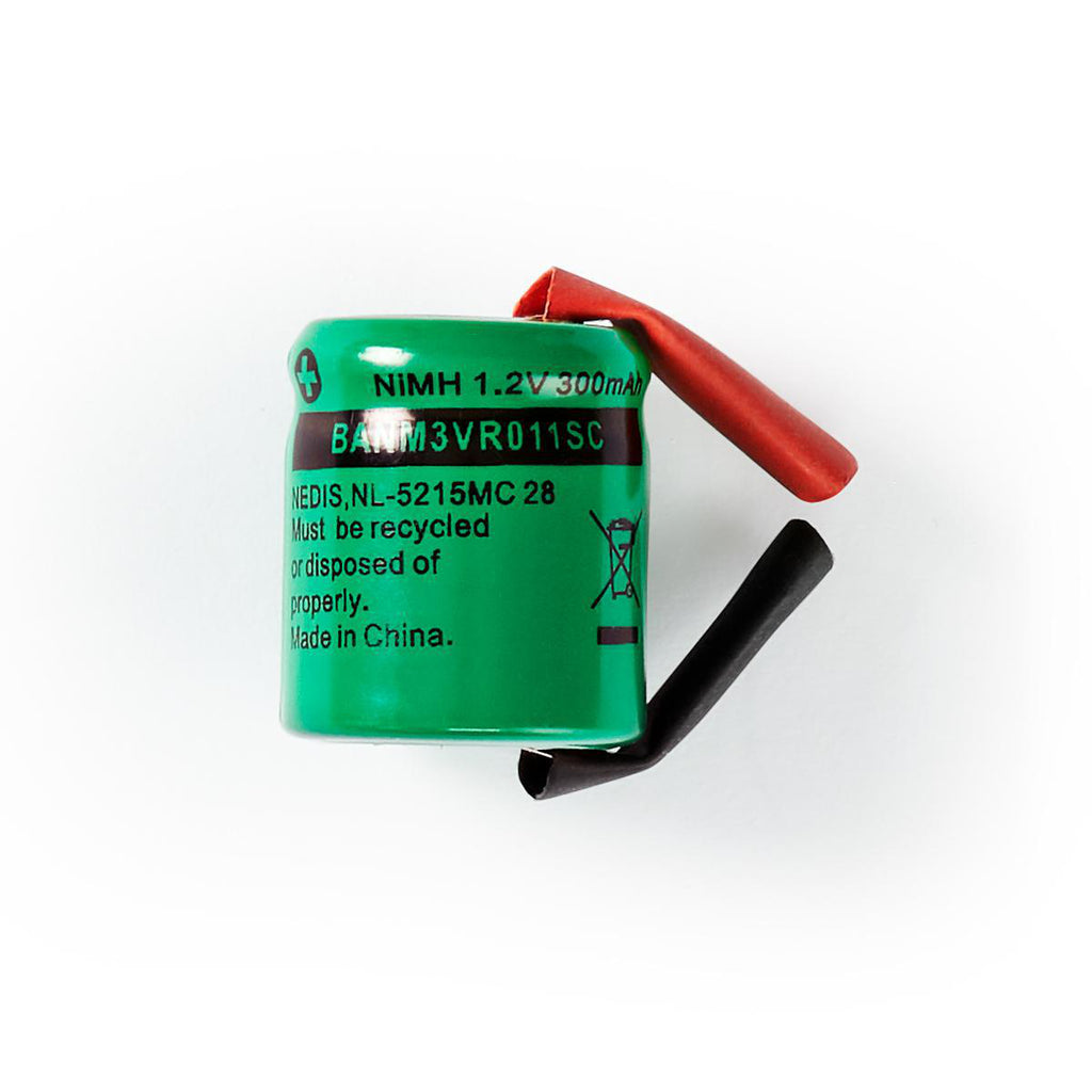 Nikkel-fémhidrid akkumulátor | 1,2 V | 300 mAh | Forrasztható csatlakozók